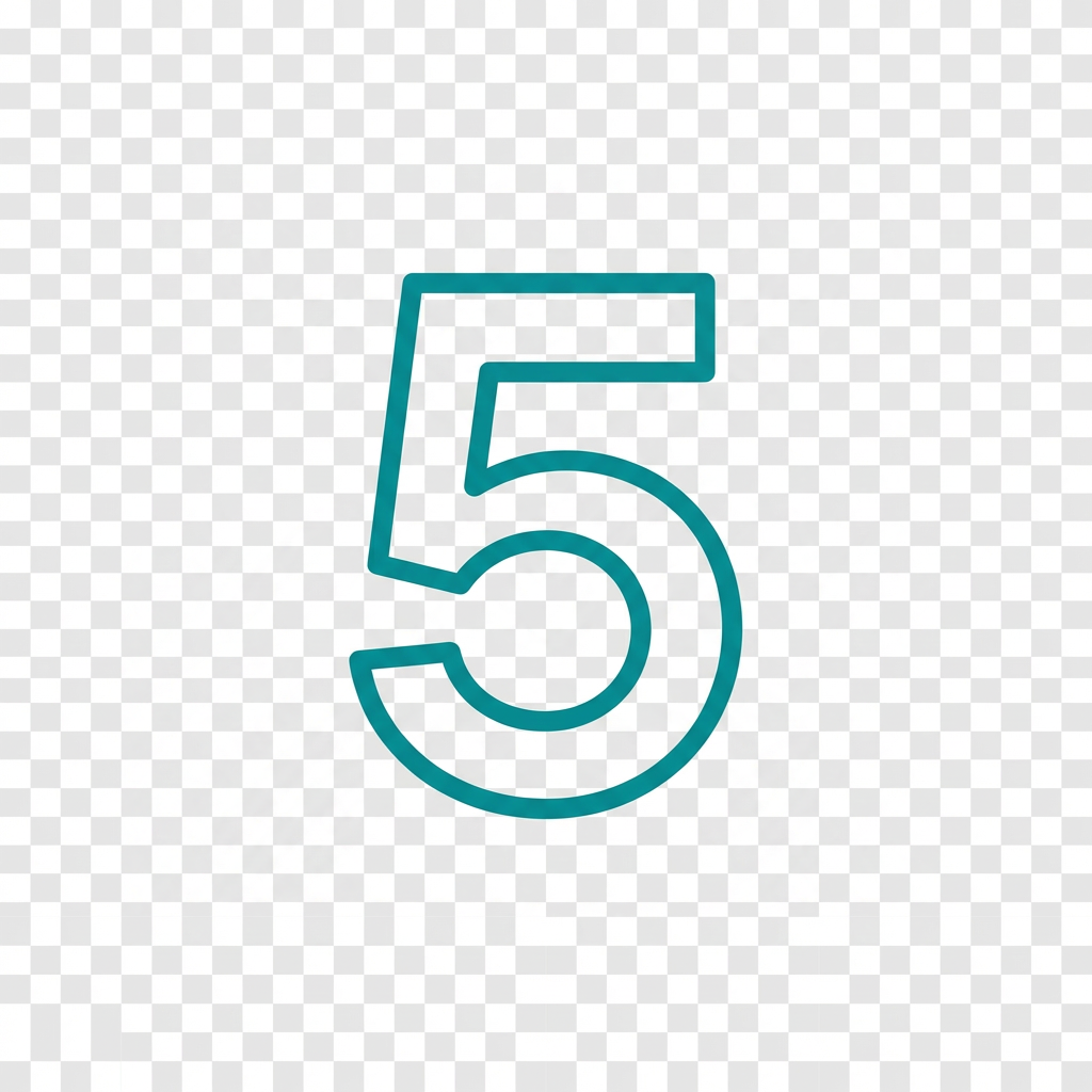 icono 5 minimal Cinco